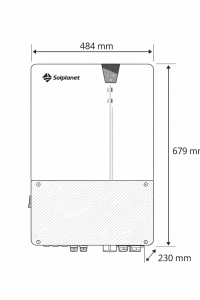 Гібридний інвертор Solplanet ASW010K-SH 10 кВт (1 фаза, 48В)